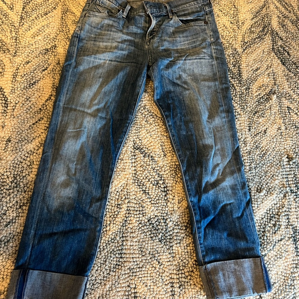 Citizens of humanity cuffed skinny jeans 26